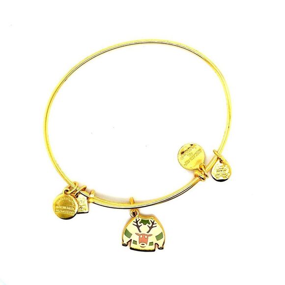 Alex and Ani Reindeer Jacket Bracelet - Picture 1 of 4